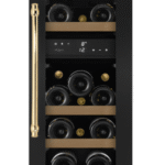 Cave à vin encastrable 30 cm – Noir anthracite, 16 bouteilles