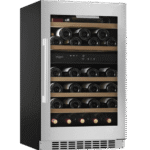 Cave à vin encastrable inox 50 cm – jusqu’à 46 bouteilles