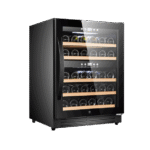 Cave à vin encastrable 40 bouteilles – Porte Full Glass noire,