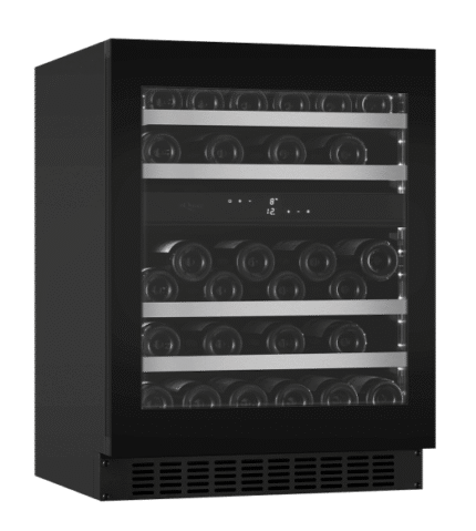 Cave à vin encastrable noire Push‑Pull – 31 bouteilles