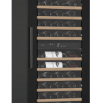 Cave à vin encastrable  – Anthracite noir, 115 bouteilles